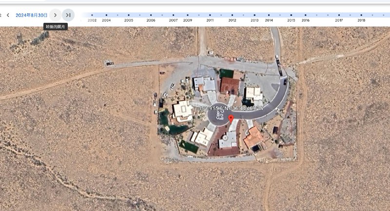 google earth也是有的，所以说第七集的这个镜头，至少在24年的八月，就已经拍完了（然后后边就打扫了